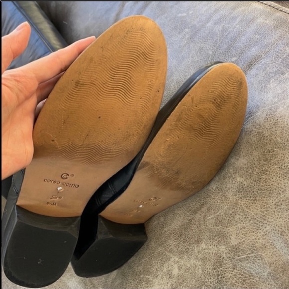 Corso Como Black Leather Over The Knee Boots - Picture 6 of 9